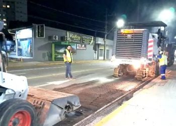 Iniciam obras que antecedem a revitalização da Rua Walter Marquardt