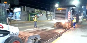 Iniciam obras que antecedem a revitalização da Rua Walter Marquardt
