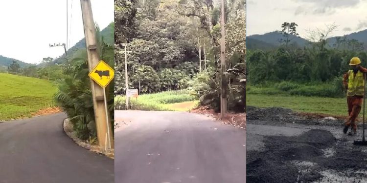 Pavimentação da rota que liga Jaraguá do Sul a Pomerode entra na reta final