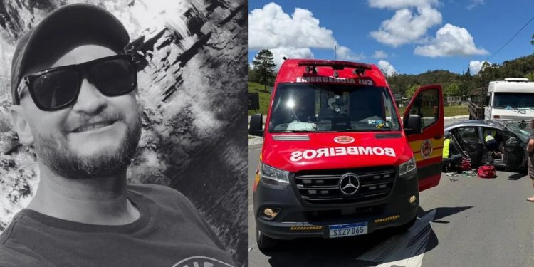 Arquiteto de Jaraguá do Sul morre após acidente na BR-280, em São Bento do Sul