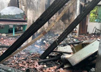 Família de Guaramirim pede doações de roupas para mulher e neto que perderam tudo em incêndio