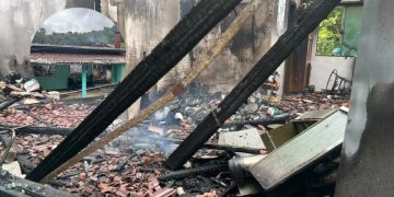 Família de Guaramirim pede doações de roupas para mulher e neto que perderam tudo em incêndio