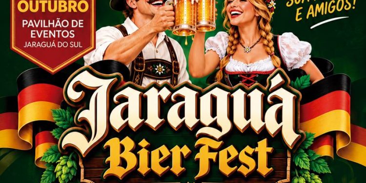 Jaraguá Bier Fest terá entrada e shows gratuitos no dia 18 de outubro